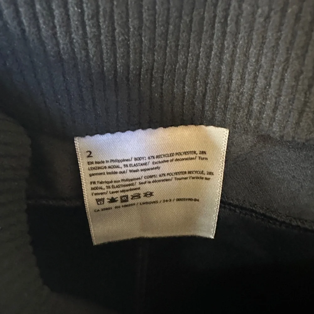 LULULEMON Black Ribbed Softstreme Flare Pant - Picture 9 of 9